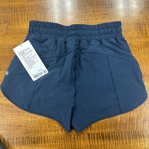 NWT lululemon track that high rise shorts